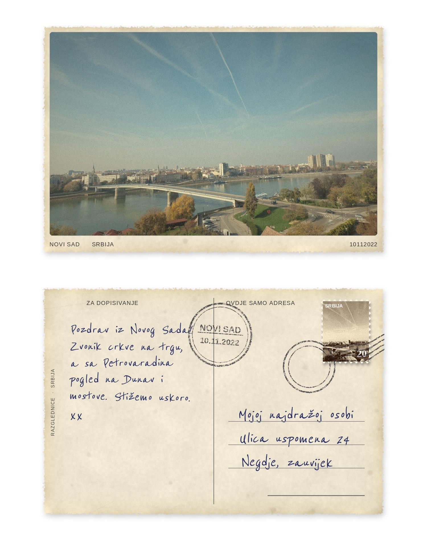 Novi Sad na rijeci — pregled dizajna