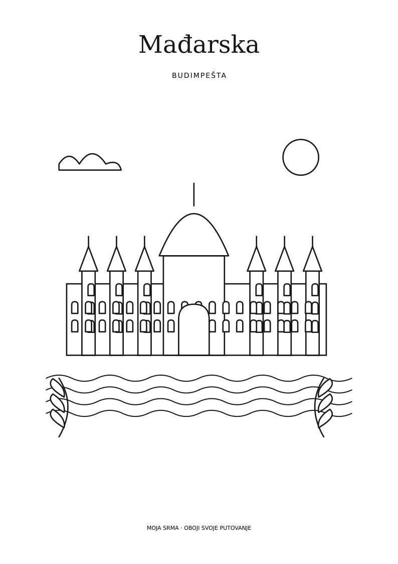 Konture bojanke Parliament
